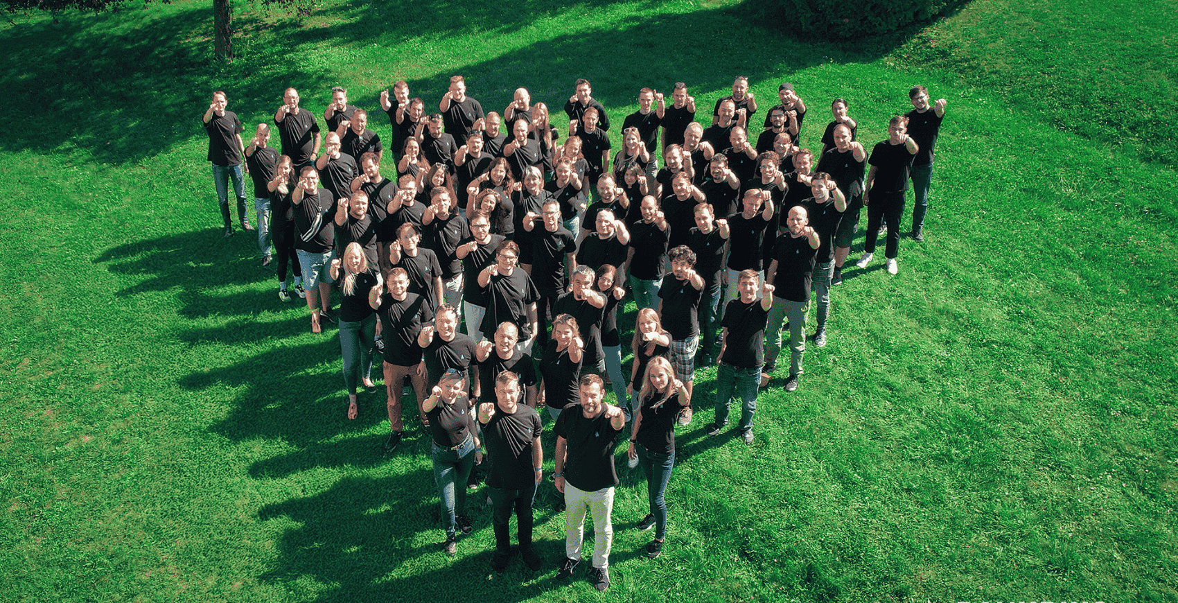 The Danubius team gathered together